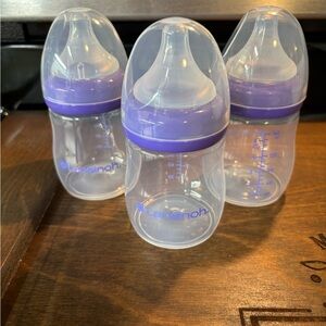 Lansinoh Purple Baby Bottles